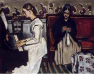 Cezanne Paul Girl at the Piano The Overture to Tannhauser  - Hermitage